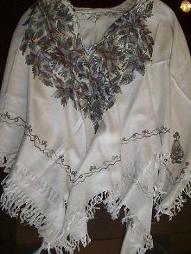 Embroidered Ponchos